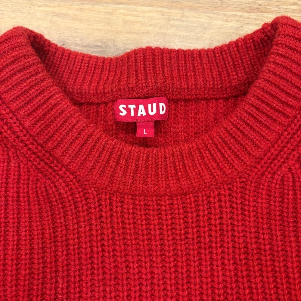 Staud Aura Wool Balloon Sleeve Sweater size Large - Picture 4 of 8